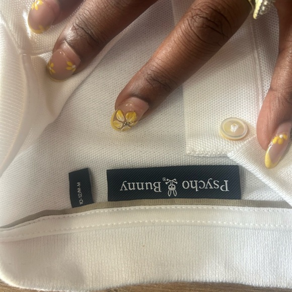 Blue Tie-Dye Bucket Hat with Skull Bunny Logo for kids +!polo - Picture 7 of 8